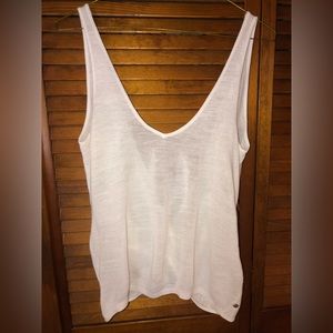 Lululemon white knit tank